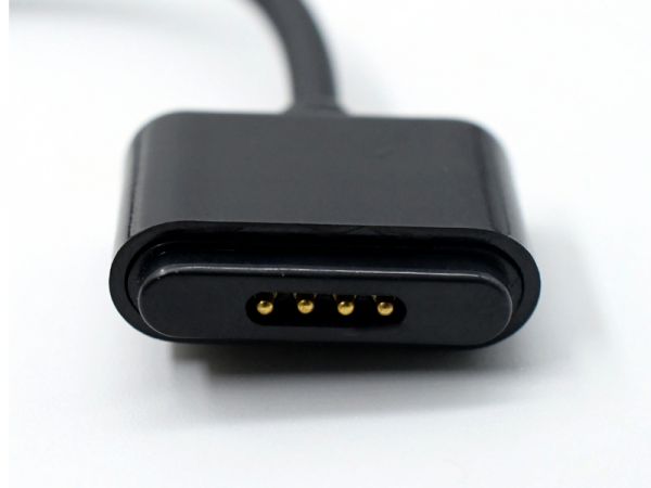 加熱飯盒異形4pin彈簧針磁吸數據線兒童電話手表手環連接器充